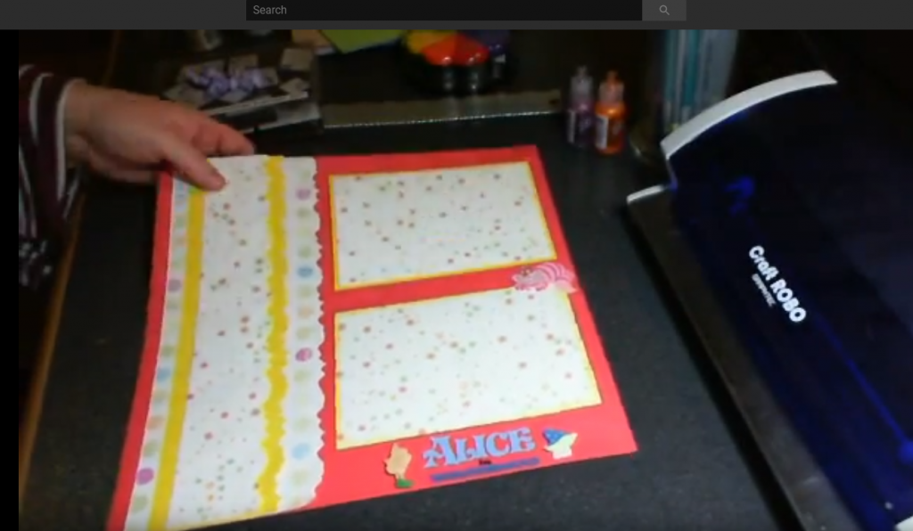 Alice In Wonderland Layout Demonstration