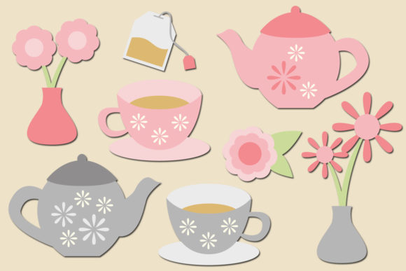 Tea party, tea cup, tea pot, English tea