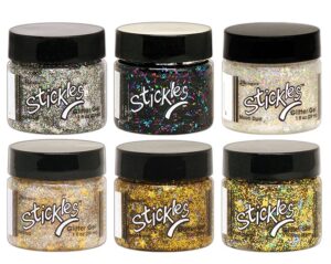 Bundles make it easier! STickles glitter gel is an easy and fun way to add texture and bling to your project!
