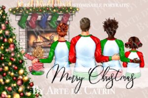 Fun images of people in matching pajamas to use for Scrapbooking, Cardmaking, Handmade Stationery, Invitations, Place Cards, Wrapping Paper, Books and Journals Hardcovers, Cards, Decoupage, Packaging, Crafts for Weddings, Birthdays, Parties, Gift Ideas, Mug Design, People Clip Art, Sublimation Design PNG, websites and any DIY Project you may dream of.