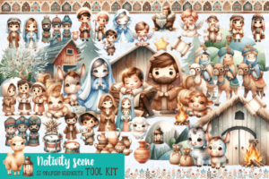 Watercolor illustrations with transparent backgrounds are an excellent choice for creative projects