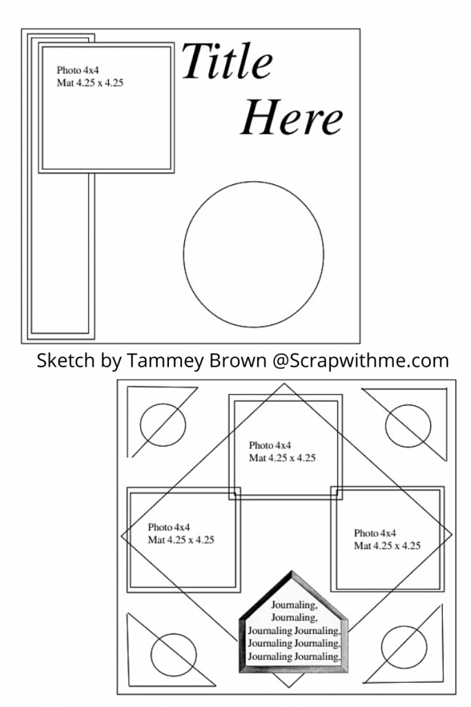 Baseball Layout Sketch by Tammey Brown