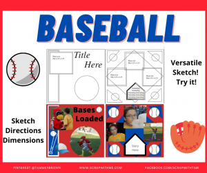 Header image for Baseball layout blog post