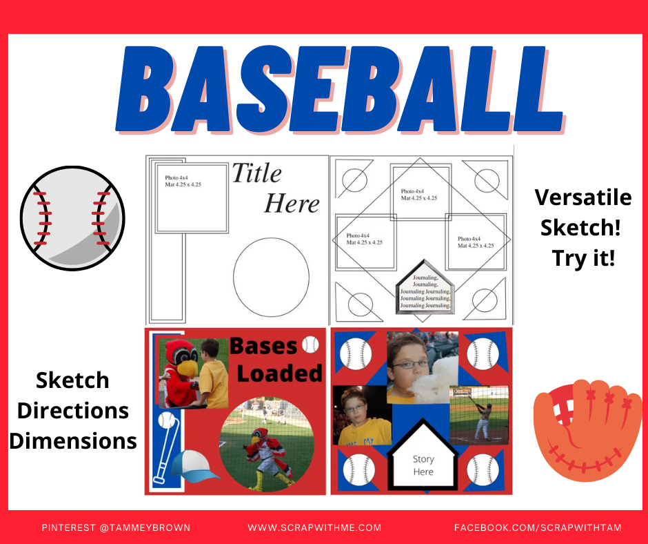 Header image for Baseball layout blog post